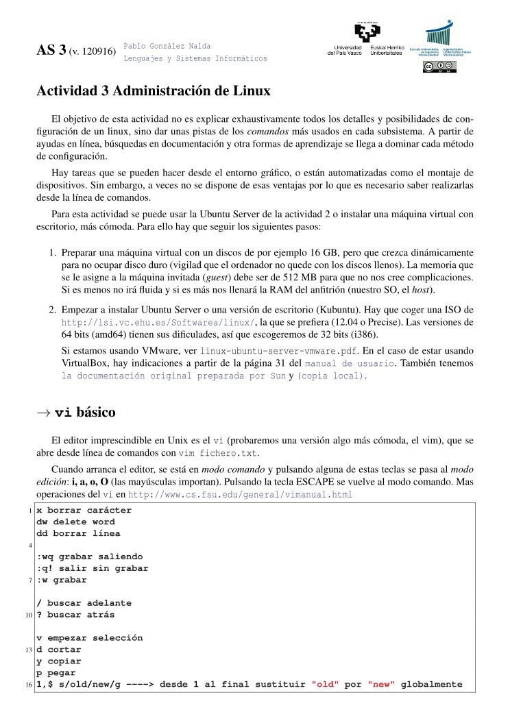 Imágen de pdf Actividad 3 - Administración de Linux